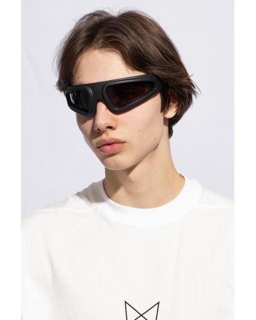 Rick Owens Brown ‘Ryder’ Sunglasses