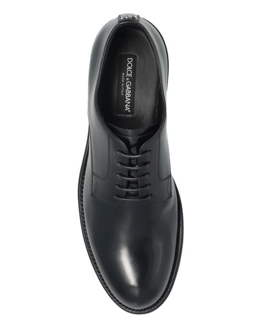 Dolce & Gabbana Black 'Derby' Type Shoes for men