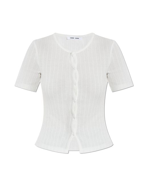 Samsøe & Samsøe White Top Sajuni