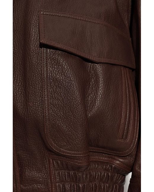 Rohe Brown Leather Jacket