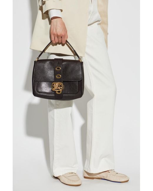 Burberry Black 'Rider Small' Hand Bag