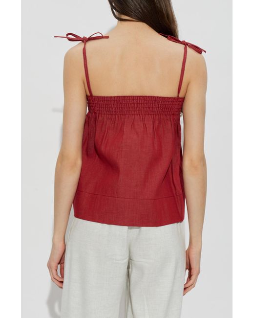 A.P.C. Red Strap Top