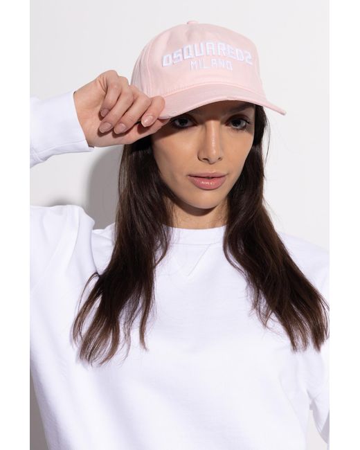DSquared² Pink Baseball Cap