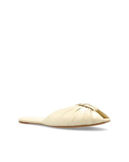Chloé Natural 'Suzie' Slides