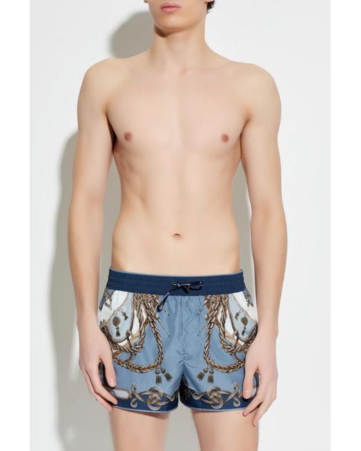 Dolce & Gabbana Blue Swim Shorts for men