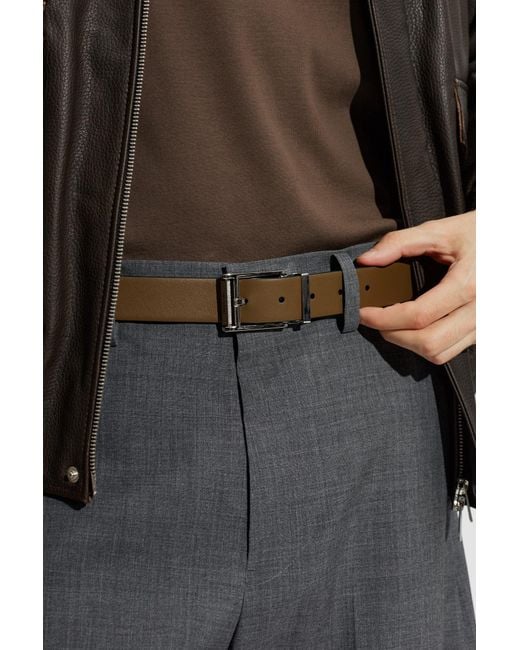 Ferragamo Black Double-Sided Belt for men