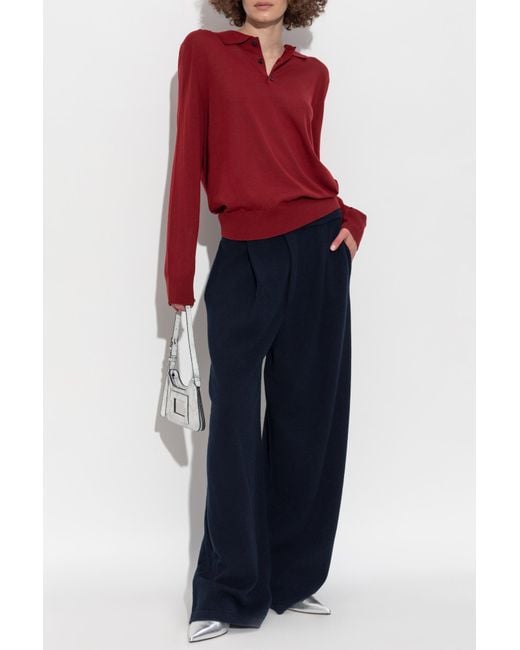 DSquared² Red Wool Sweater