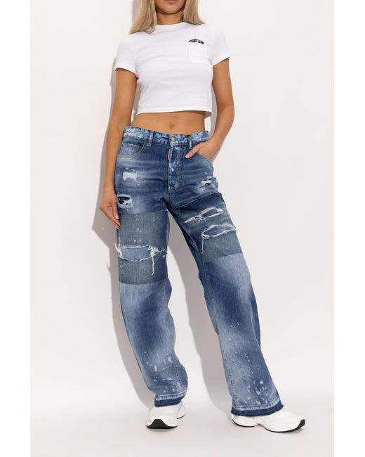 DSquared² Blue "Faster" Sports Shoes