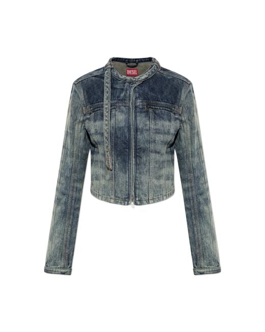DIESEL Blue 'De-Saphix-S' Jackets