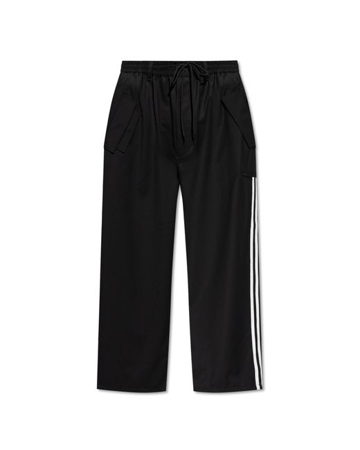 Y-3 Black Sweatpants With Logo for men