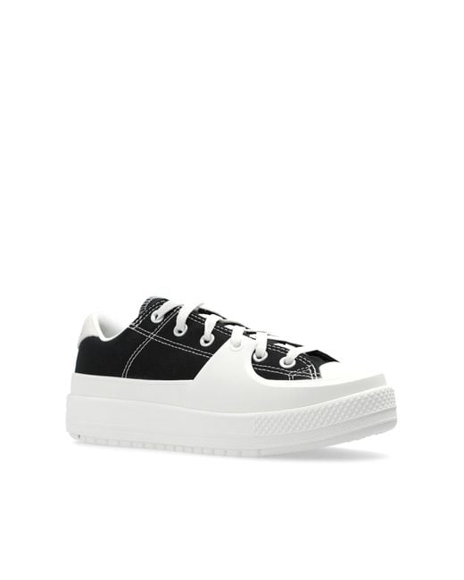 Converse Black ‘Stass Construct Ox’ Sports Shoes