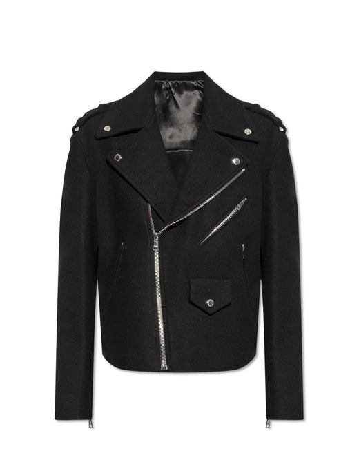 Balmain Black Woolen Jacket for men