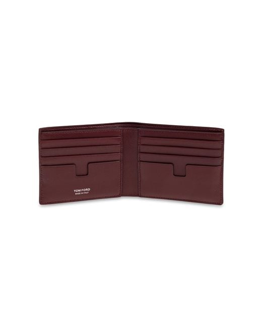 Tom Ford Purple Leather Wallet for men