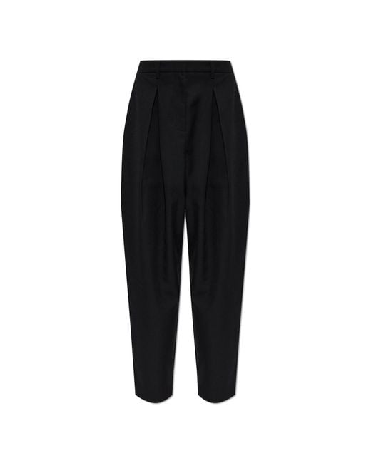 ROTATE BIRGER CHRISTENSEN Black High-Waisted Trousers