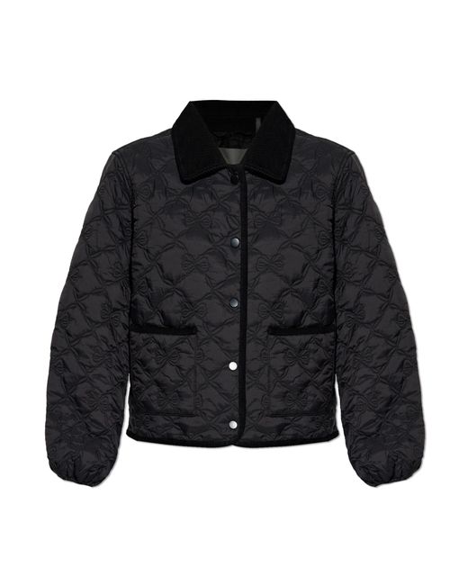LoveShackFancy Black 'Quinlette' Jacket