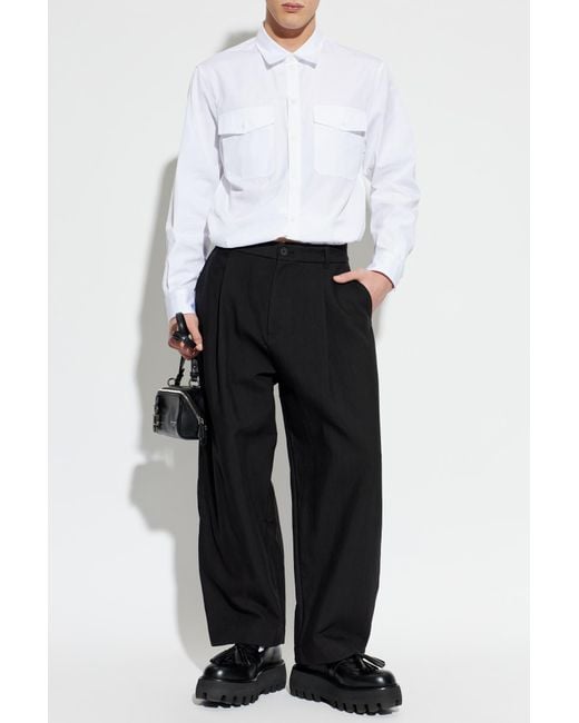 DSquared² White Shirt With Pockets for men
