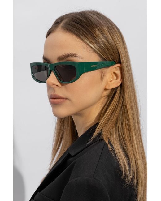Jacquemus Green Sunglasses With Logo