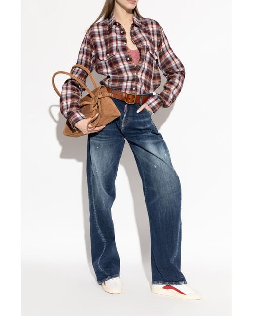 DSquared² Blue 'Loose Twst' Jeans