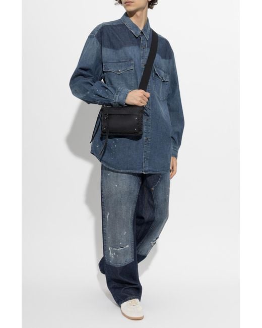 Maison Margiela Blue Denim Shirt for men