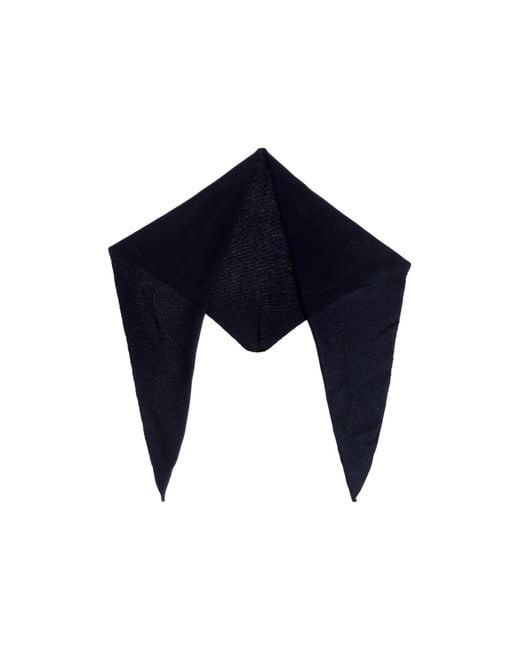 Lisa Yang Blue Cashmere Scarf 'Florianne'