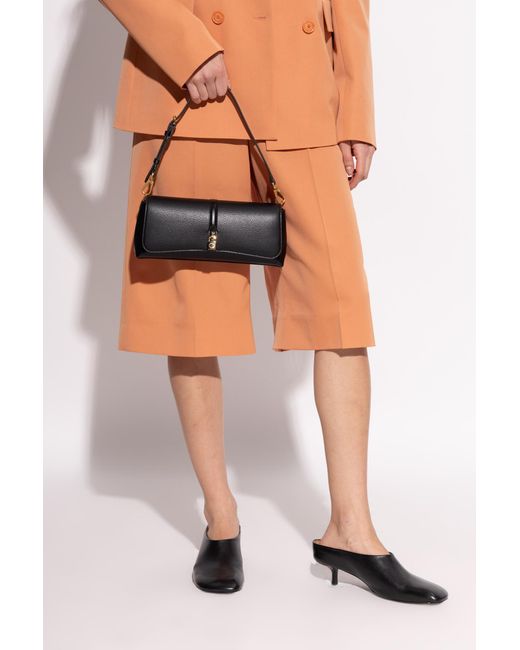 Stella McCartney Black "Ryder" Shoulder Bag