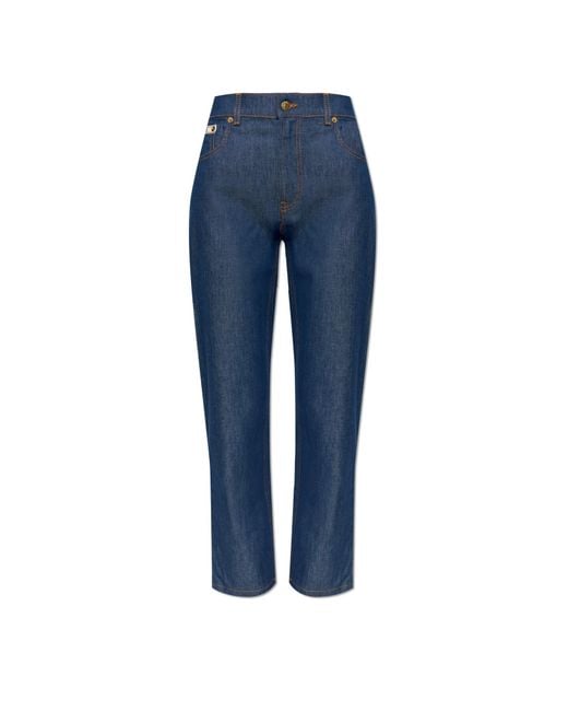 Moschino Blue Jeans With Tapered Legs
