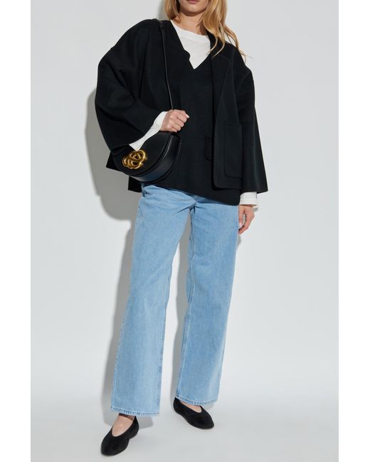By Malene Birger Blue Wool Jacket "Jacquie"