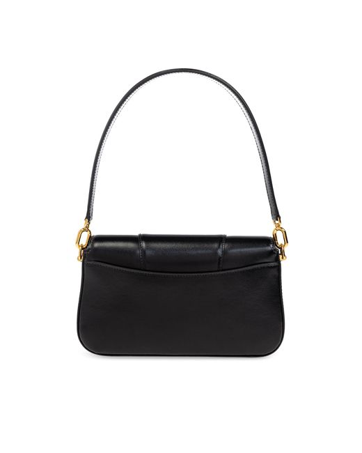 Balenciaga Green Shoulder Bag "Hourglass Sling Small"
