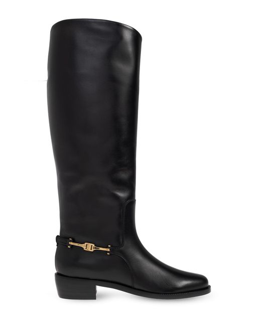 Ferragamo Black Therma Leather Boots