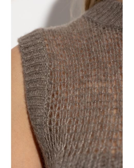 Lisa Yang Brown Top "Darcia"
