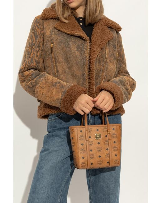 MCM Brown Handbag With Monogram