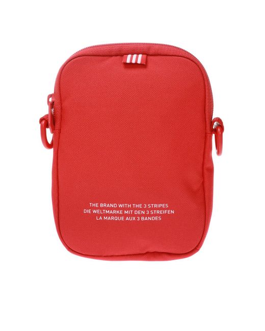 adidas red shoulder bag