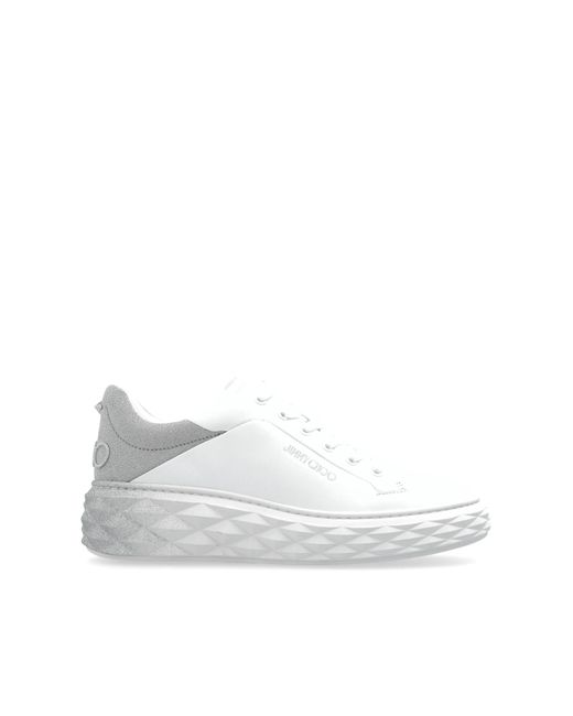 Jimmy Choo White Diamond Sneakers