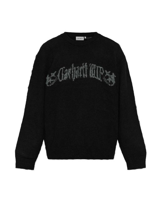 Carhartt Black Insulated Jacket With Logo for men