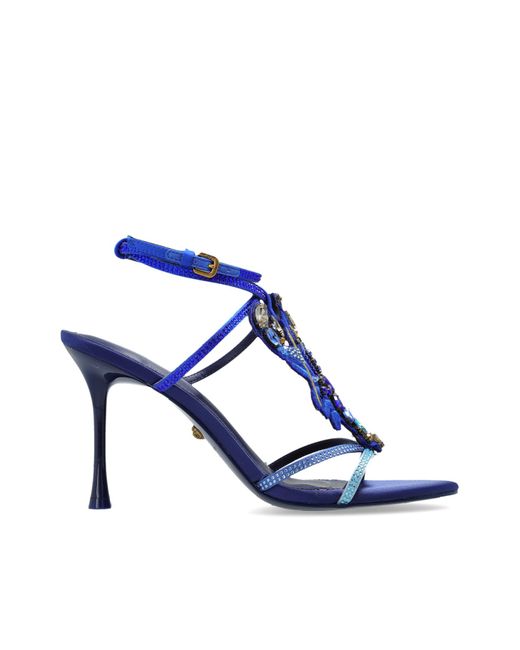 Kurt Geiger Blue Heeled Sandals 'Lobster'