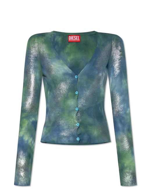 DIESEL Green Cardigan M-Isotta
