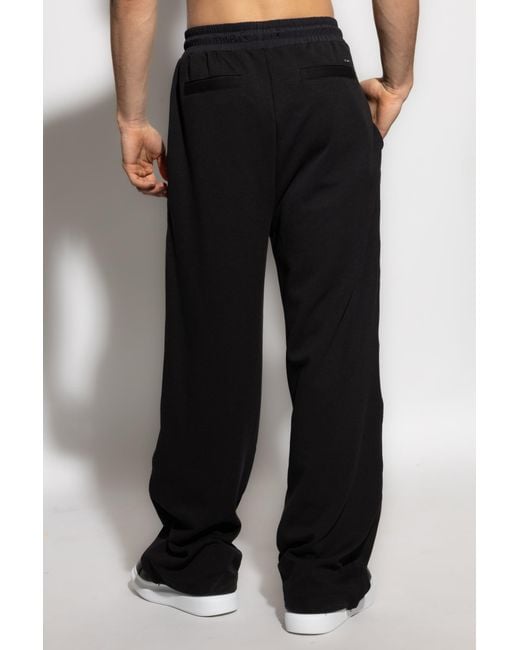 Amiri Black Sweatshirt With Stand-Up Collar for men