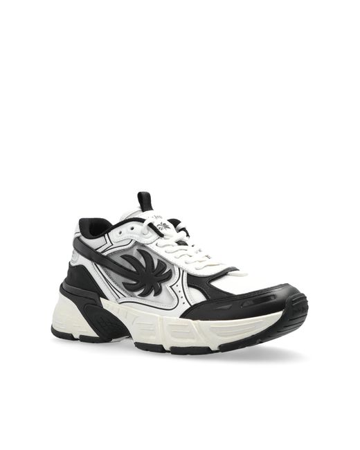 Palm Angels White Sports Shoes Pa 4