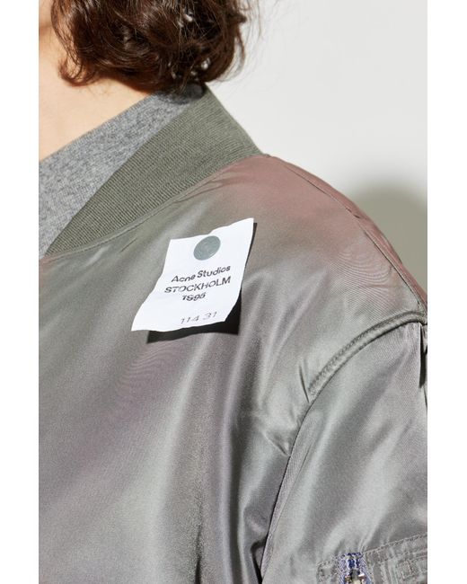 Acne Green Insulated Jacket for men