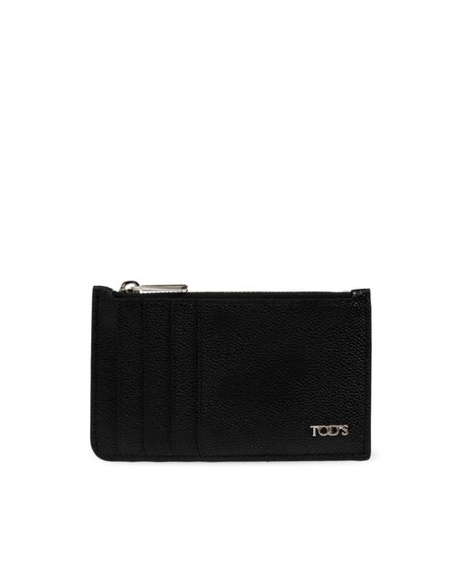 Tod's Black Leather Card Holder