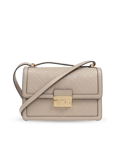 Tory Burch Natural Shoulder Bag T-Monogram