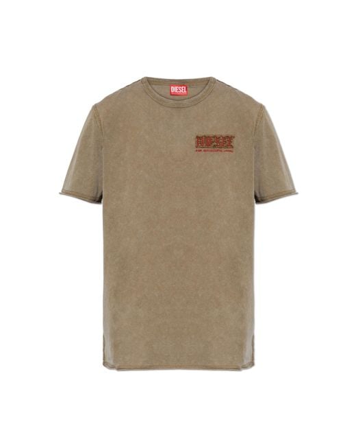 DIESEL Natural T-Shirt 'T-Rawjust-V1' for men