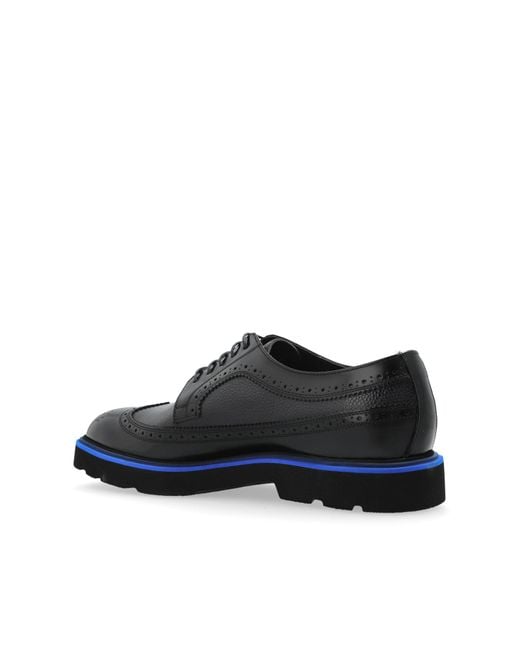 Paul Smith Black Leather Shoes for men
