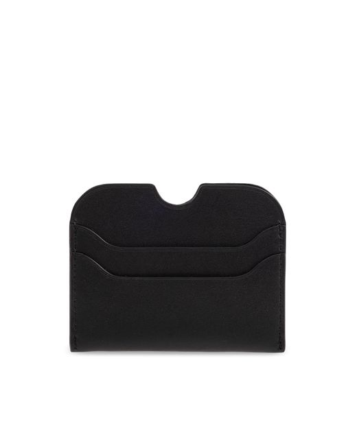 Acne Black Leather Card Case,