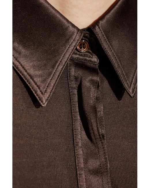 Tom Ford Black Transparent Top