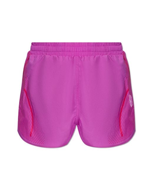 Adidas By Stella McCartney Pink Shorts With Logo