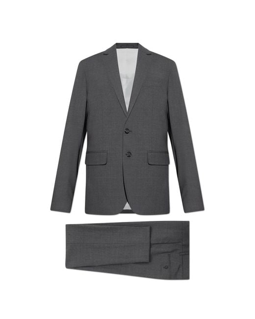 DSquared² Gray Wool Suit, for men