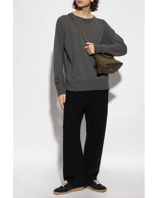 Maison Margiela Black Cotton Sweatpants for men
