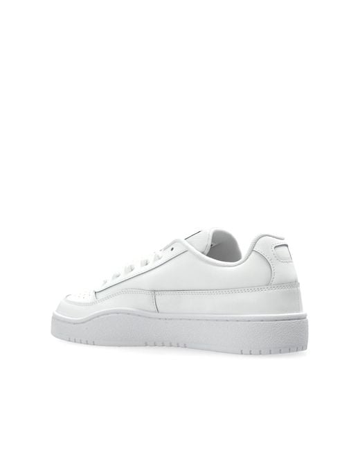 DIESEL White Sporty Shoes S-Tracker-D Low
