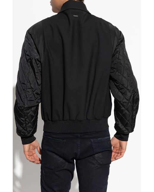 DSquared² Black Wool Jacket for men
